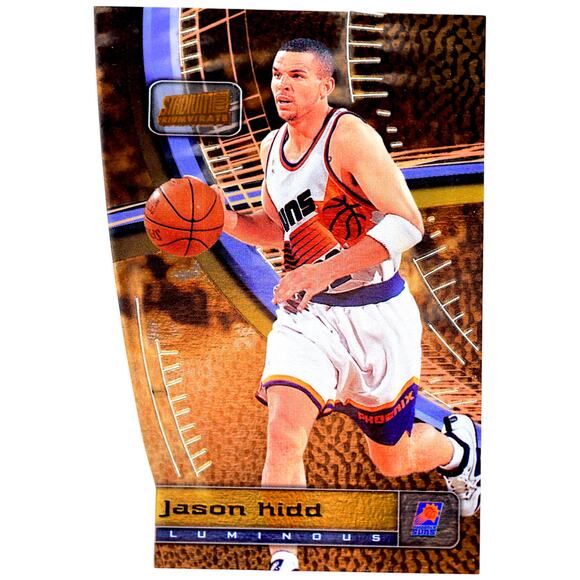 1998 Topps Stadium Club Triumvirate Luminous #T5c Jason Kidd PSA 9 Phoenix Suns - Picture 4 of 5